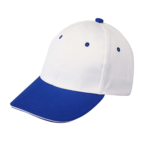 拼色棒球帽蓝色